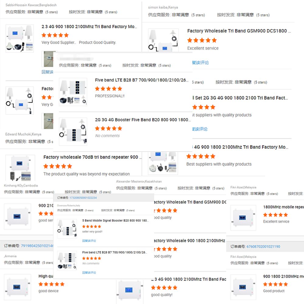 High Performance 2G 3G 4G 5G Gsm Lte Signal Booster High Power Network Repeater Mobile Phone Signal Amplifier/Booster/Repeater